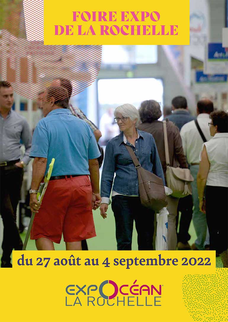 affiche foire expo La Rochelle 27 août au 4 septembre 2022